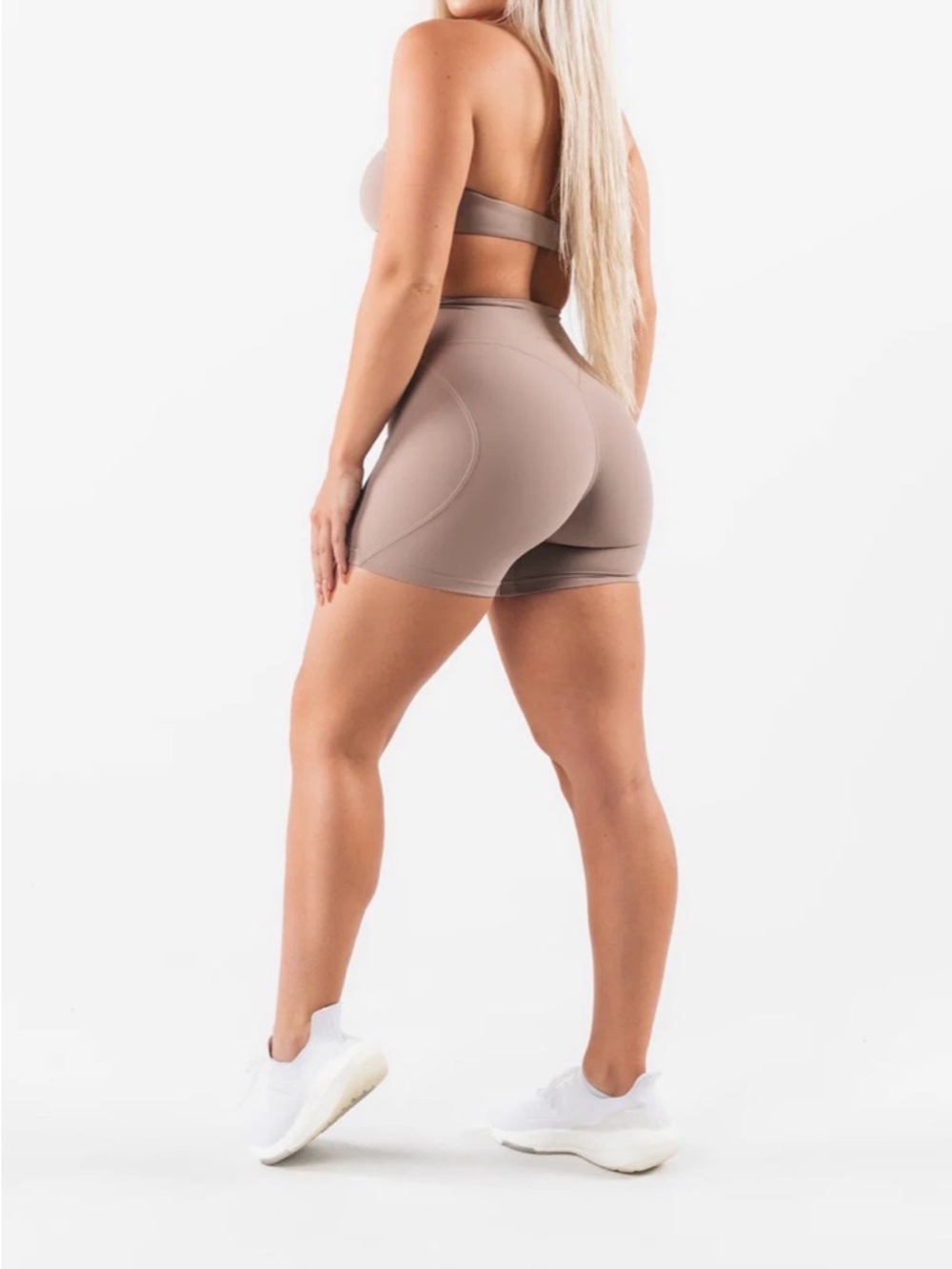 NWT Alphalete Aura Shorts -Sand